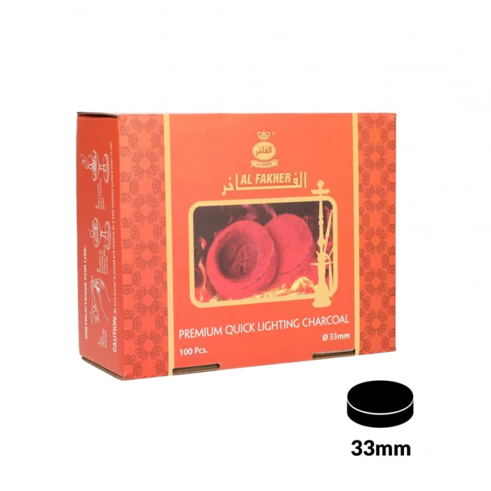 Charbon Auto-allumant Al Fakher Quick Lighting - 33 MM