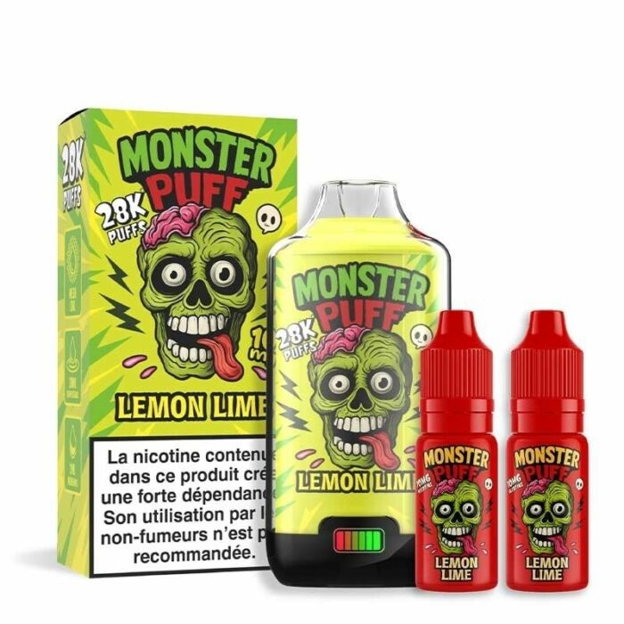 Puff Kit Monster 28k - Lemon Lime
